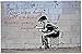 iCanvasART One Original Thought Worth a Thousand Quotings Canvas Art Print by Banksy, 12 by 8-Inch