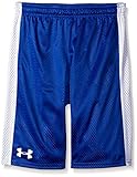 Under Armour Boys' Dominate Shorts, Royal/White, Youth X-Small