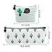 SUBANG 6 Packs Pencil Case New Style Cactus Pastoral Bandage Canvas Pencil Case Box Makeup Bag