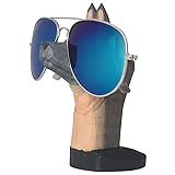 TXXMA Wood Eyeglass Stand Handmade Carved Spectacle