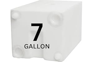 Ameri-Kart 7 Gallon RV Fresh Water Tank for Drinking and Potable Water, for Campers, Trailers, and RVs, WT-5600, 17.5-Inch x 11-Inch x 10-Inch