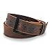 Hanks A1100 Casual Jean Belt - Crazy Horse Leather-Black Buckle - 42