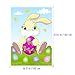 BESTOYARD Pin Mouth on the Bunny Game for Easter Party Game with Blindfold