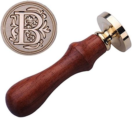 Alimao Retro Classic 2019 New Alphabet Initial Sealing Wax Fashion Boutique Seal Stamp Invitations Letter A/B/C