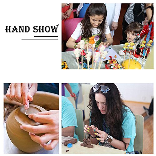 COCODE 13PCS Dotting Tool Ball Stylus for Rock Painting, Pottery Clay Modeling Set, Sculpting Kit for Mandala Art Carving