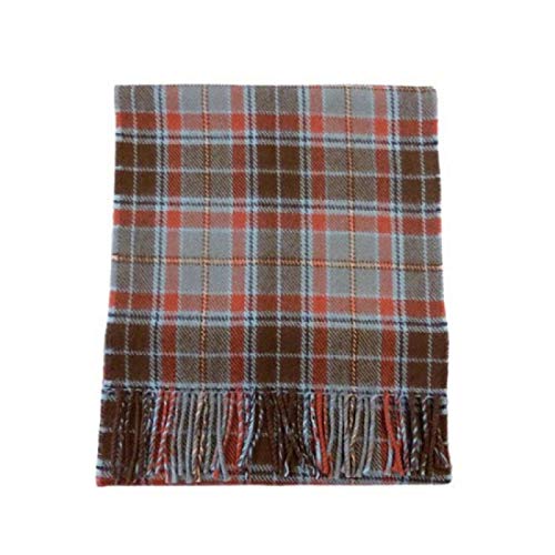 USA Kilts Irish County Leitrim Wool Tartan Scarf Made in Scotland
