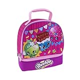 Shopkins Pink Dual Compartment Insulated Lunch Bag