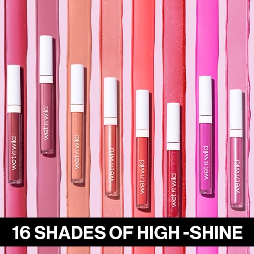 WET N WILD MEGASLICKS LIP GLOSS, ULTRA-GLOSSY, VITAMIN-E ENRICHED, ULTRA-GLOSS HIGH SHINE MOISTURIZING, CRUELTY-FREE & VEGAN – LOWKEY PINK