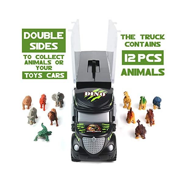 Dinosaur-Toys-Truck-Transport-Carrier-Truck-Toys-with-Dinosaur-Toys-Animals-Toys-12-Pcs-Double-Inside-Storage-Set-for-Kids-Boys-Girls-3-Years-Old Akokie Dinosaur Toys Truck Transport Carrier Truck Toys with Dinosaur Toys Animals Toys 12 Pcs Double Inside Storage Set…