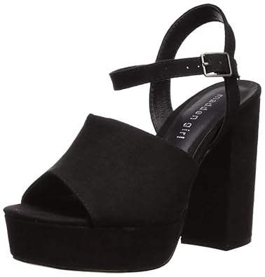 madden girl black sandals