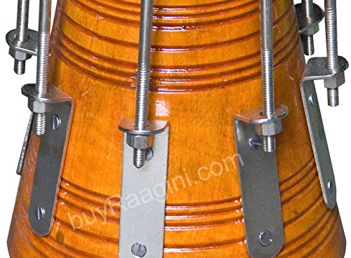 Maharaja Musicals Bengali Khol/Dayan, Tuned by MKS, High Pitch Mahogany Wood Dayan - Tabla, Tuneable to Upper C, Concert Quality, Tabla Drum Instrument (PDI-DIA) - Thumbnail 4