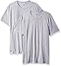 Lacoste Men's 2-Pack Colours Cotton Stretch Crew T-Shirt, Grey, Medium
