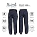 Pembrook Men's Full Elastic Waist Twill Casual Pant - 3XL - Navy