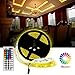 RGB LED Strip Lights - LED Light Strip 5M Waterproof 150LEDs 5050SMD Led Light Strips with Remote - LED Lights Strip Kit