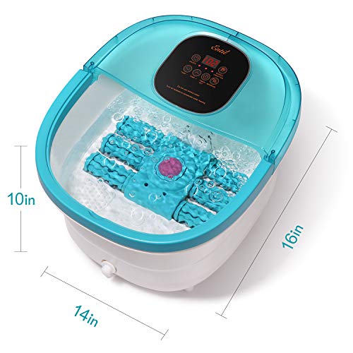 Foot Spa Bath Massager with 6 Motorized Rollers, Multifunction with