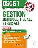 DSCG1 Gestion juridique, fiscale et sociale - Manuel - Réforme 2019-2020: Réforme Expertise comptable 2019-2020 (2019-2020) (Expert Sup) (French Edition) by 