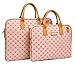 Laptop Bag Briefcase for Men Women Messenger Shoulder Bag Travel Crossbody Purse Business Bag for 15inch Laptop (Pink, 15.6inch)