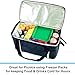 Picnic at Ascot Travel Cooler with Wheels- 64 Can Capacity- Collapsible Leakproof Cooler- Designed & Quality Approved in The USA