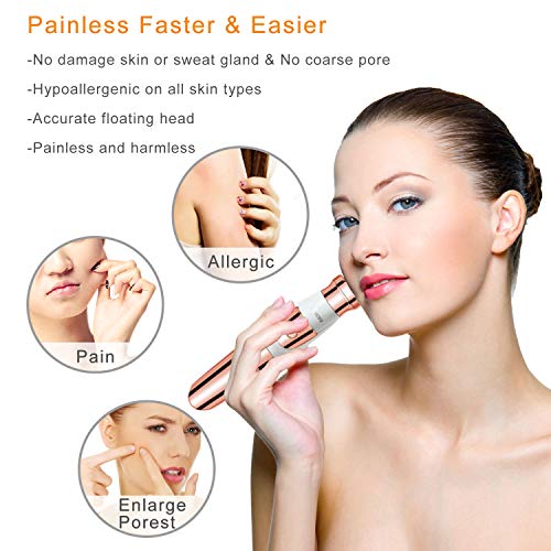 image for CESHUMD Professional Women's Facial Hair Remover for Face Lip Armpit C