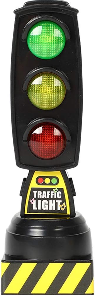 Black Mini Road Safety Signs Traffic Signal Traffic Lights Pretend Play Early Educational for Christmas Birthday Gifts Xmas Stocking Fillers,Novelty and Ornaments