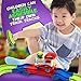 WolVolk Attractive Colorful Toddler Train Set with Lights and Sound, Easy Tracks Assembly, Train Goes Around by It Self