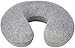 Amazon Basics Memory Foam Semicircular Neck Pillow, Grey