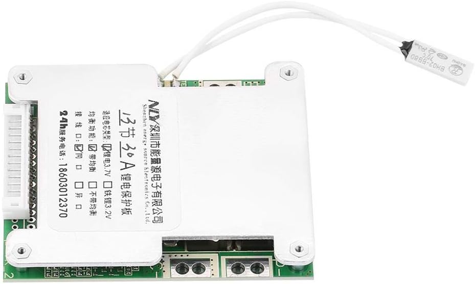 Vikye Battery Protection Module, 13S 30A Lithium Battery Charging Protection Board PCB BMS Cell Protection Board with Balance Charging - Image 3