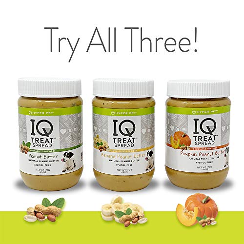 Hyper Pet IQ Treat Spread Dog Peanut Butter (100 NaturalXylitol Free