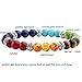 Top Plaza 7 Chakra Jewelry Sets - Healing Balance Energy 7 Chakra Bracelets + Necklace + Earrings(#3)