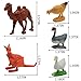 Animal Figures，24 Pcs Animals Toys Set with Mini Plastic Wild Animals and Farm Animals Toys Kit,Kids Birthday Party Favors Classrooms Rewards Christmas Gift