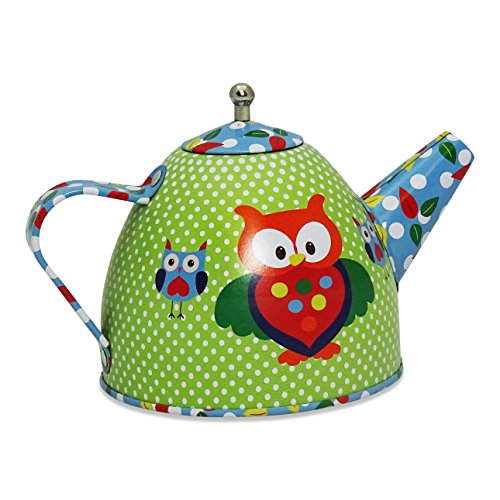 Lucy Locket 'Woodland Animals' Metal Tea Set & Carry Case Toy (14 Piece