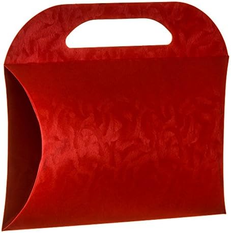 6 Best Decorative Gift Boxes Set with Lids by Giovanni Grazielli Italian Design Premium Elegant and Stylish in Red for different Occasions Wedding Birthday and Christmas (9.06 x 7.87 x 2.17 inches)