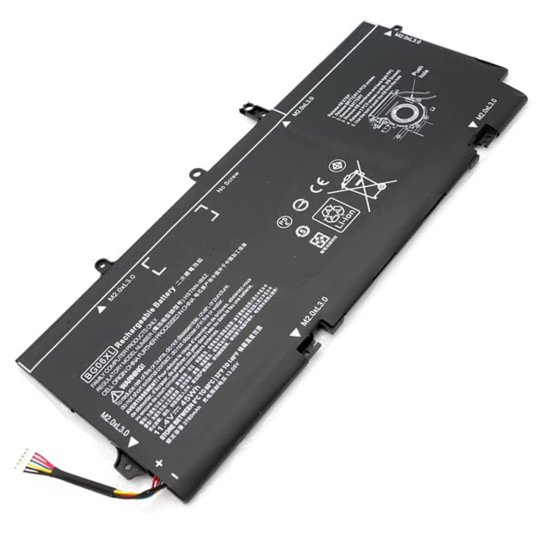 XITAIAN 11.4V 45Wh BG06XL Replacement Laptop Battery for HP 804175-1B1 804175-1C1 HSTNN-IB6Z EliteBook Folio 1040 G3