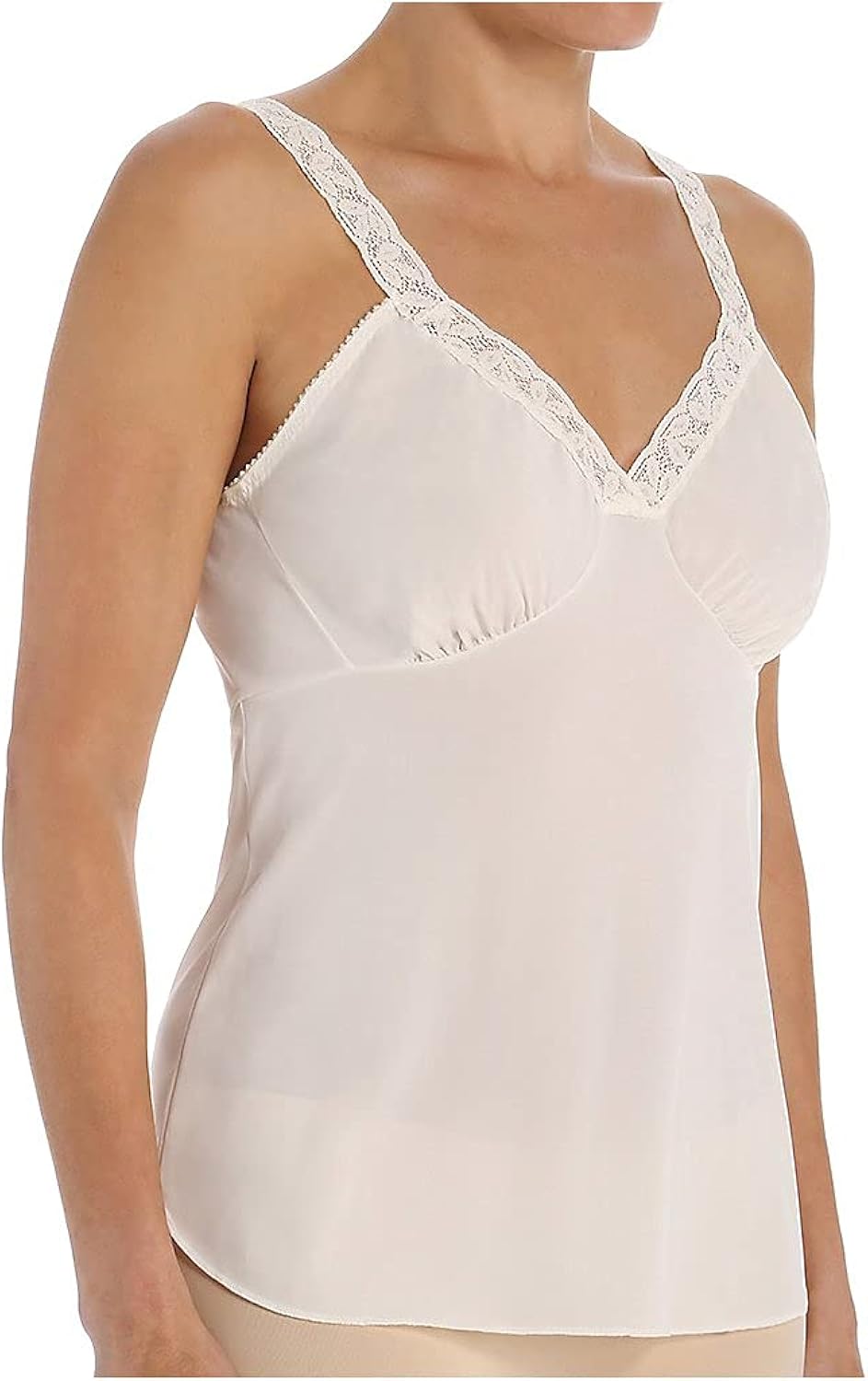 Shadowline Women's Camisole with Stretch Lace Straps 22014 at  Women’s Clothing store
