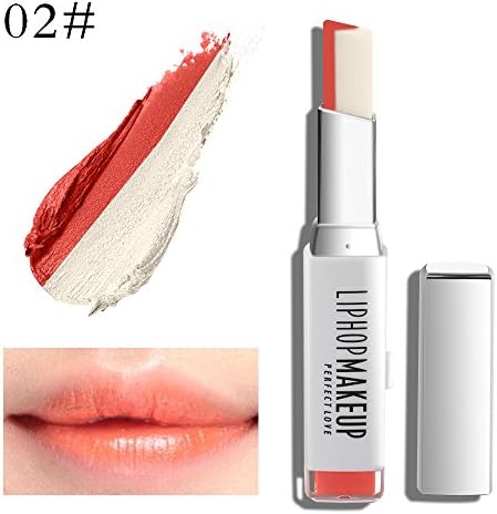 New Moisturizing Waterproof Long Lasting Lipgloss Duo Lip Balm Two Tone Lipstick Gradient Color