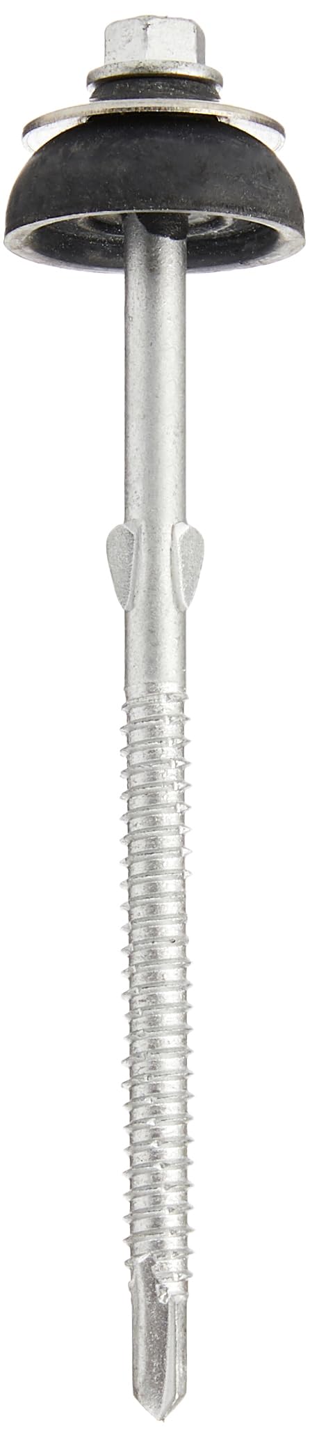 TIMCO Self-Drilling Fiber Cement Board Exterior Silver Screw with BAZ Washer - 6.3 x 110