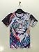 FaPlus Men's Fashion Graffiti lion 3D Print Hip Hop Style T-Shirts XL