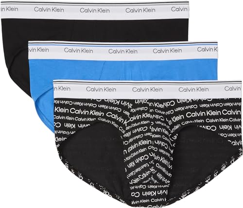 Calvin Klein Slips Lot de 3 Homme Balance avec Ceinture Emblématique, Multicolore (Empower/Grey Heather/Black), XL