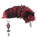 Joycentre Red Faux Fox Tail Stainless Steel Fun Plug Romance Games Play Party Toy Love Gift for High Happy,Style 3 (S)thumb 1