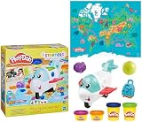 Play-Doh Airplane Explorer Starter Set Jet Toy Map Playmat 4 Colours 3 view 17