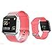 Fitbit Blaze Bands, Marge Plus Soft Silicone Accessories Classic Band Replacement Sport Strap Bracelet for Fitbit Blaze Smart Fitness Watch, Small/Coral Pink