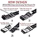 Men's Belt,Bulliant Genuine Leather Ratchet Belt for Men with Slide Buckle 1 3/8,Trim to Fit