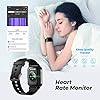 SoundPEATS Smart Watch Fitness Tracker with All Day Heart Rate Monitor Sleep Quality Tracker Call & Message Alert…