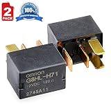2 Pack G8HL-H71 AC and Starter Relay 39794-SDA-A03 39794-SDA-A05 for Honda Accord Civic Crosstour CR-V CR-Z Element Insight Odyssey Pilot Acura TL TSX MDX