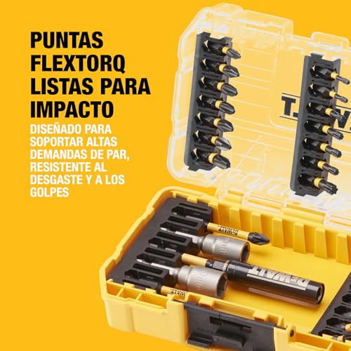 DeWalt DT70742T-QZ - Juego de 33 piezas para atornillar FLEXTORQ