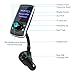 Bluetooth FM Transmitter for Car, Wireless in-Car FM Radio Adapter Car Charger with Dual USB Ports Handsfree Call | AUX Input | HD 3-Modes Music Play| Support TF Card/SD Reader | LCD Display