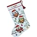 Dimensions X Holiday Hooties Counted Cross Stitch Personalized Christmas Stocking Kit, 16
