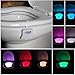 Light,DETALLAN Body Sensing Automatic LED Motion Sensor Night Lamp Toilet Bowl Bathroom Light