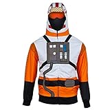 Star Wars I Am Red 5 Costume Zip Up Hoodie Sweatshirt