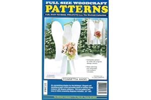 THE WINFIELD COLLECTION Poinsettia Angel Christmas Yard Art Woodworking Project Plan